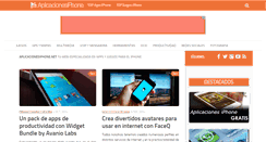 Desktop Screenshot of aplicacionesiphone.net