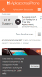 Mobile Screenshot of aplicacionesiphone.net