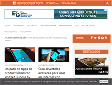 Tablet Screenshot of aplicacionesiphone.net